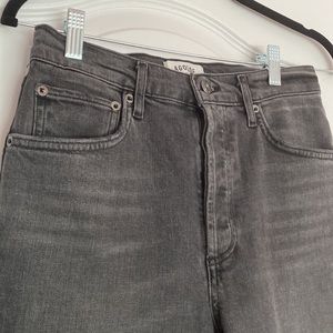 AGOLDE NEVER WORN STRAIGHT CUT JEANS